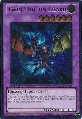 Ultimate Rare - Twin Photon Lizard - ORCS-EN039 1st Edition
Order of Chaos 1st Edition Singles