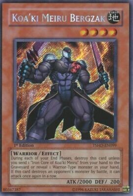 Koa&#39;ki Meiru Bergzak - TSHD-EN099 - Secret Rare 1st Edition
The Shining Darkness [TSHD] 1st Edition Singles