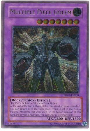 Ultimate Rare - Multiple Piece Golem - TDGS-EN038 Unlimited
The Duelist Genesis [TDGS] Unlimited Singles
