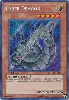 Cyber Dragon - RYMP-EN059 - Secret Rare 1st Edition
Ra Yellow Mega Pack 1st Edition Singles