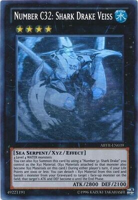 Number C32: Shark Drake Veiss - ABYR-EN039 - Ghost Rare Unlimited
Abyss Rising Unlimited Singles