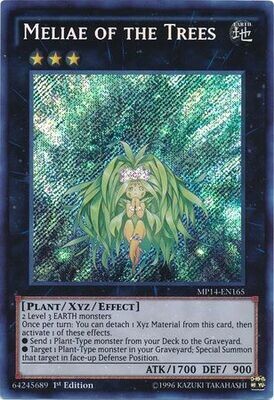 SH Meliae of the Trees - MP14-EN165 - Secret Rare 1st Edition
Yu-Gi-Oh! 2014 Mega-Tins Singles