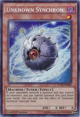 Unknown Synchron - LC5D-EN022 - Secret Rare 1st Edition
Legendary Collection 5D&#39;s LC5D Singles