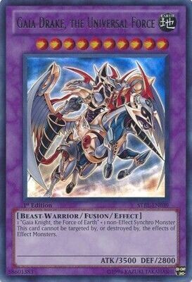 Gaia Drake, the Universal Force - STBL-EN039 - Ultra Rare 1st Edition
Starstrike Blast 1st Edition Singles