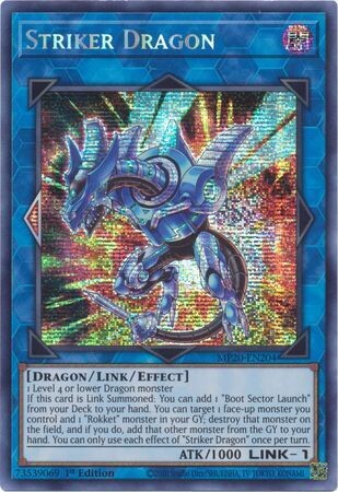 Striker Dragon - MP20-EN204 - Prismatic Secret Rare 1st Edition
2020 Mega-Tin: Lost Memories 1st Edition Singles