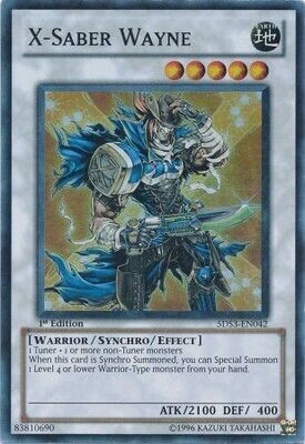X-Saber Wayne - 5DS3-EN042 - Super Rare 1st Edition
Starter Deck: Duelist Toolbox 1st Edition Singles -español-