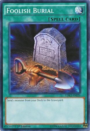 Foolish Burial - LDK2-ENJ29 - Common 1st Edition Legendary Decks II - Joey