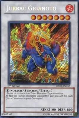 SJ Jurrac Giganoto - HA02-EN057 - Secret Rare 1st Edition Hidden Arsenal 2 [HA02] 1st Edition Singles