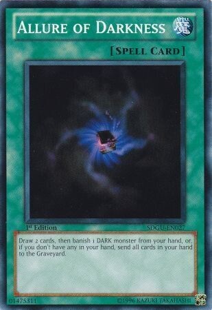 Allure of Darkness - SDGU-EN027 - Common 1st Edition Structure Deck: Gates of the Underworld 1st Edition Singles