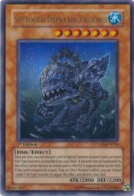 Superancient Deepsea King Coelacanth - PTDN-EN034 - Ultra Rare 1st Edition
Phantom Darkness [PTDN] Singles