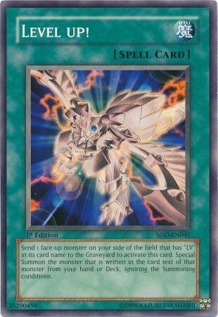 Level Up! - SOD-EN041 - Common 1st Edition
Soul of the Duelist [SOD] 1st Edition Singles