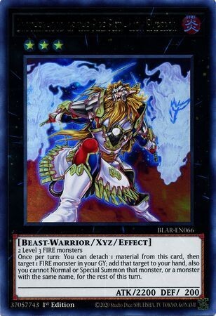 SJ Brotherhood of the Fire Fist - Lion Emperor - BLAR-EN066 - Ultra Rare 1st Edition
Battles of Legend: Armageddon 1st Edition Singles