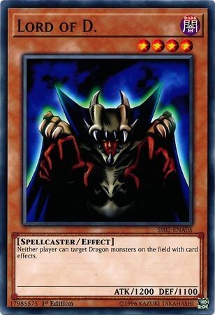 Lord of D. - SS02-ENA05 - Common 1st Edition Speed Duel Starter Decks: Duelists of Tomorrow Singles