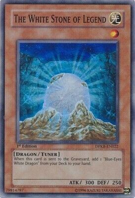 The White Stone of Legend - DPKB-EN022 - Super Rare 1st Edition Duelist Pack: Kaiba 1st Edition Singles