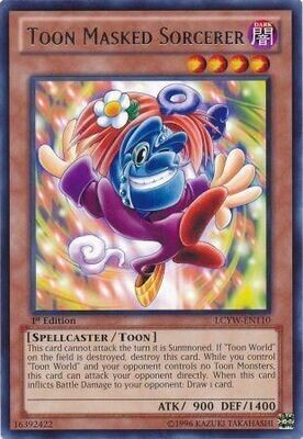 SJ Toon Masked Sorcerer - LCYW-EN110 - Rare 1st Edition
Legendary Collection 3: Yugi&#39;s World 1st Edition Singles