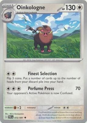 Oinkologne - 072/091 - Uncommon Paldean Fates Singles