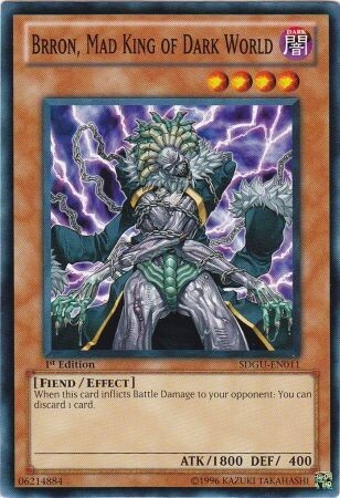Brron, Mad King of Dark World - SDGU-EN011 - Common 1st Edition Structure Deck: Gates of the Underworld 1st Edition Singles