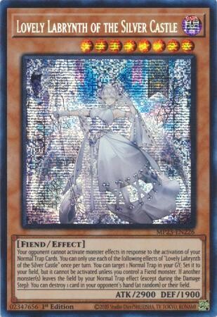 SJ Lovely Labrynth of the Silver Castle - MP23-EN226 - Prismatic Secret Rare 1st Edition
Mega Tin 2023 Dueling Heroes Singles
