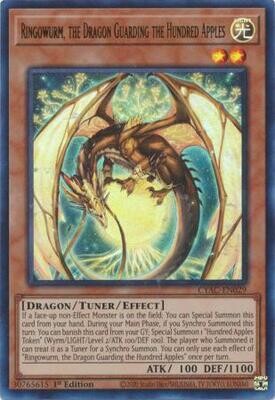 SJ Ringowurm, the Dragon Guarding the Hundred Apples - CYAC-EN029 Ultra Rare 1st Edition
Cyberstorm Access 1st Edition Singles
