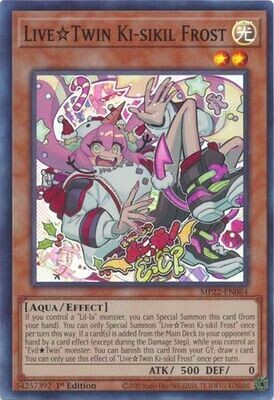 LiveTwin Ki-sikil Frost - MP22-EN064 - Super Rare 1st Edition 2022 Mega-Tin: Pharaoh&#39;s Gods 1st Edition Singles