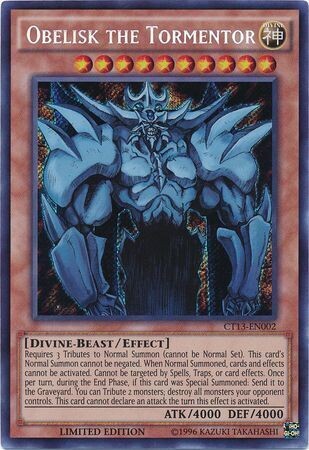 SJ Obelisk the Tormentor - CT13-EN002 - Secret Rare Limited Edition
Yu-Gi-Oh! 2016 Mega-Tins [MP16]
