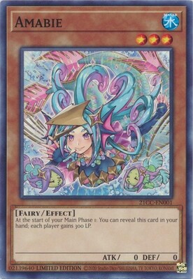 SH Amabie - 21CC-EN001 - Common Limited Edition
Yu-Gi-Oh! Promo Cards