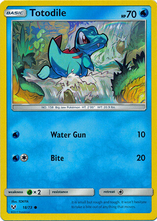 Totodile - 18/73 - Common
Shining Legends Singles