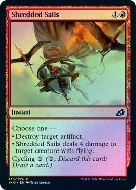 Shredded Sails 136/274 - Foil Ikoria: Lair of Behemoths Foil Singles