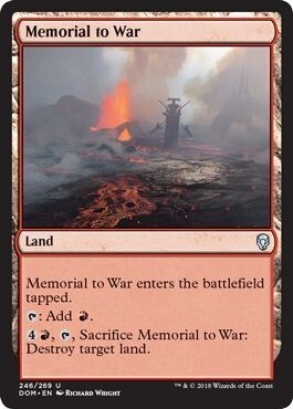 Memorial to War 246/269 Dominaria Singles