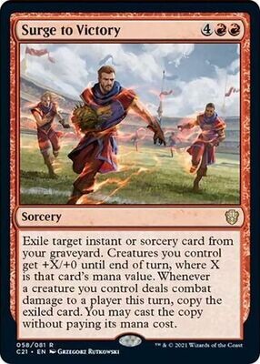 Surge to Victory 058
Commander 2021 Singles