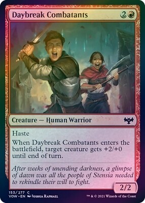 Daybreak Combatants 153/277 - Foil
Innistrad: Crimson Vow Foil Singles