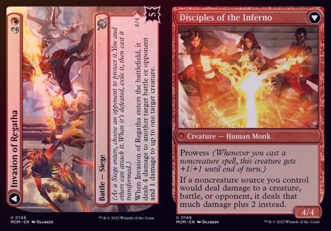Invasion of Regatha // Disciples of the Inferno 0148 - Foil
March of the Machine Foil Singles