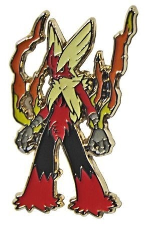 SH Pokemon Mega Blaziken Pin