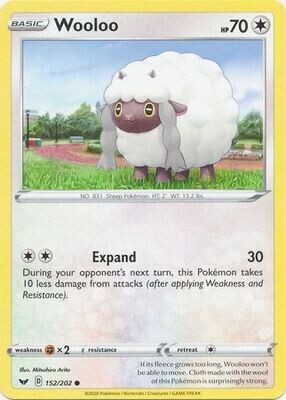 Wooloo - 152/202 - Common
Sword &amp; Shield (Base Set) Singles