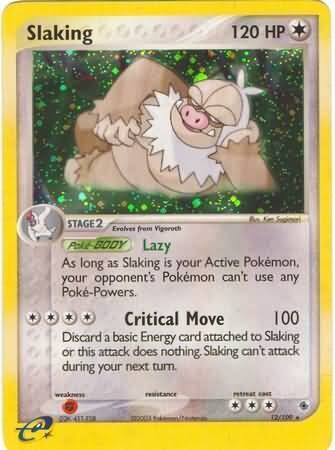 Slaking - 12/109 - Holo Rare
Ex Ruby &amp; Sapphire Singles