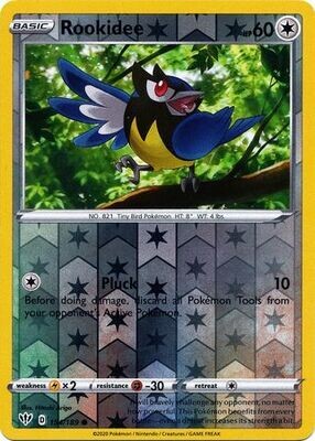 Rookidee - 154/189 - Common Reverse Holo
Sword &amp; Shield: Darkness Ablaze Reverse Holo Singles