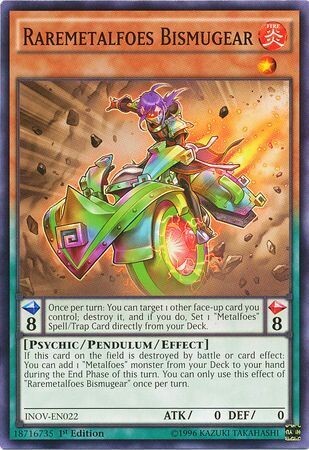 Raremetalfoes Bismugear - INOV-EN022 - Common 1st Edition Invasion Vengeance 1st Edition Singles (espanol)