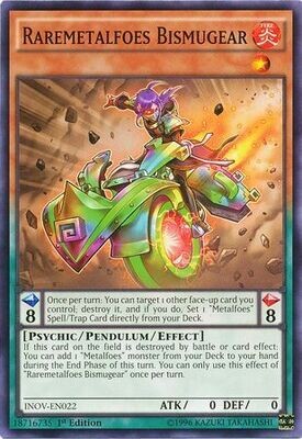 Raremetalfoes Bismugear - INOV-EN022 - Common 1st Edition Invasion Vengeance 1st Edition Singles (espanol)
