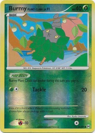 Burmy Plant Cloak - 56/99 - Common Reverse Holo
Platinum: Arceus Reverse Holo Singles
