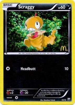 Scraggy - 10/12 - McDonald&#39;s Holo Promo
Pokemon McDonald&#39;s Promos -espanol-
