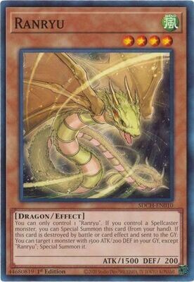 Ranryu - SDCH-EN010 - Common 1st Edition Spirit Charmers [SDCH] 1st Edition Singles