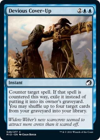 Devious Cover-Up 048/277
Innistrad: Midnight Hunt Singles