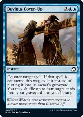 Devious Cover-Up 048/277
Innistrad: Midnight Hunt Singles