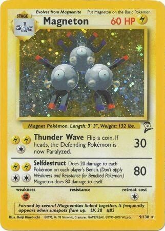 Magneton - 9/130 - Holo
Base Set 2 Singles