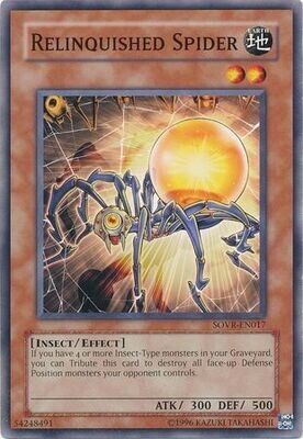 Relinquished Spider - SOVR-EN017 - Common Unlimited Stardust Overdrive [SOVR] Unlimited Singles