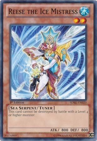 Reese the Ice Mistress - SDRE-EN020 - Common 1st Edition Structure Deck: Realm of the Sea Emperor 1st Edition Singles