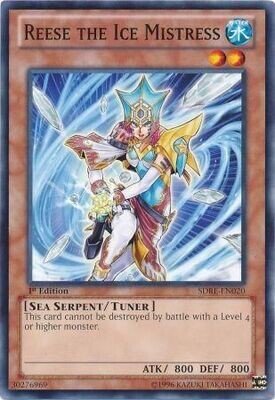 Reese the Ice Mistress - SDRE-EN020 - Common 1st Edition Structure Deck: Realm of the Sea Emperor 1st Edition Singles