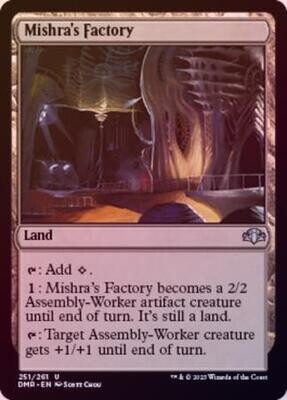 Mishra&#39;s Factory 251/261 - Foil Dominaria Remastered Foil Singles