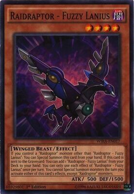 Raidraptor - Fuzzy Lanius - WIRA-EN017 - Common 1st Edition
Wing Raiders 1st Edition Singles