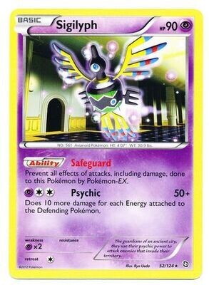 Sigilyph - 52/124 - Rare Theme Deck Exclusive
Pokemon Theme Deck Exclusives